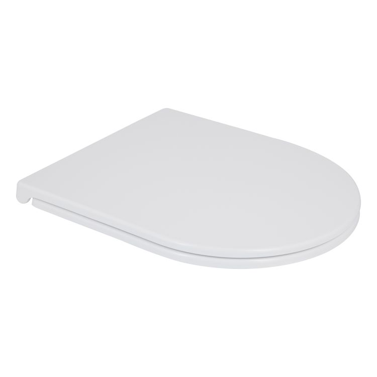 Унитаз подвесной Qtap Taurus безободочный с сиденьем Soft-close QT2433084EUQW - 9