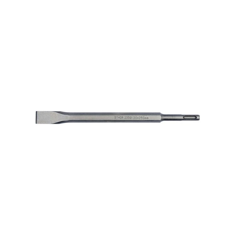 Долото плоское до перфоратора Sthor SDS+ 20x14x250 мм 23591 - 1