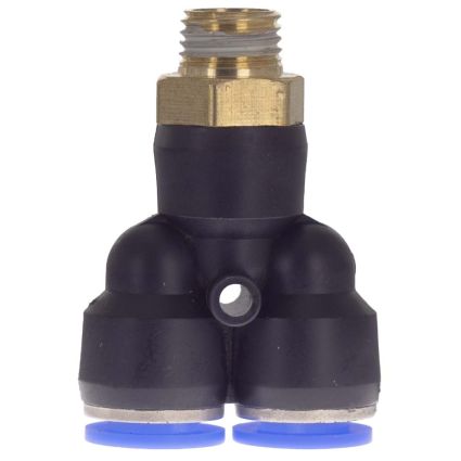 Штуцер цанговый (Y-образный) Ø10*10*10мм МТ 1/4&amp;quot; Sigma (7027851) - 2