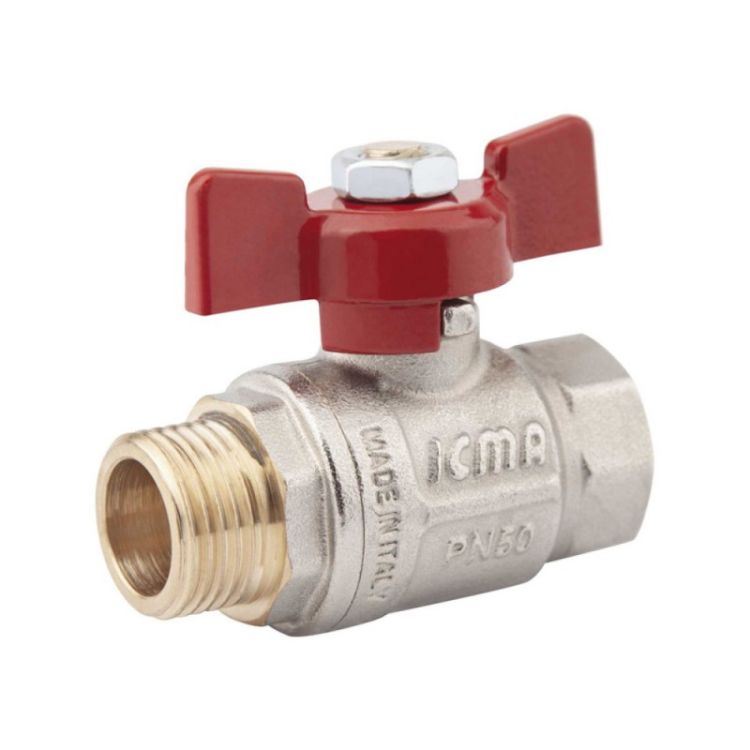 Кран кульовий Icma 3/4&amp;quot; прямої №351 - 1