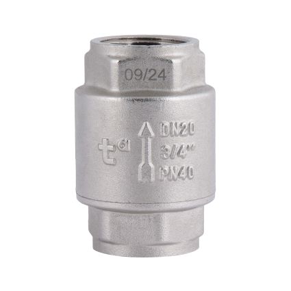 Обратный клапан Forte 3/4&amp;quot;В с латунным штоком TAF240W20 Thermo Alliance - 1