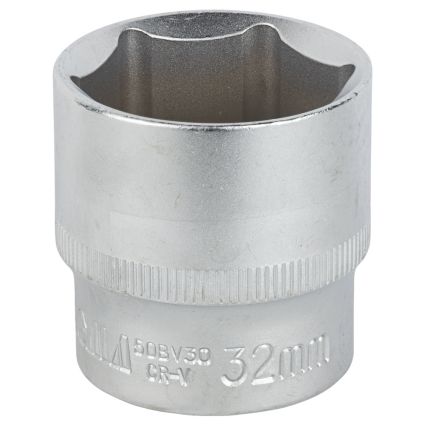 Насадка шестигранна коротка 1/2&amp;quot; 32мм CrV mid Sigma (6071321) - 1