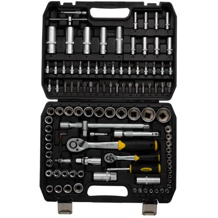 Набор насадок торцевых и бит 1/4&amp;quot;, 1/2&amp;quot; 108шт CrV mid Sigma (6003771) - 3