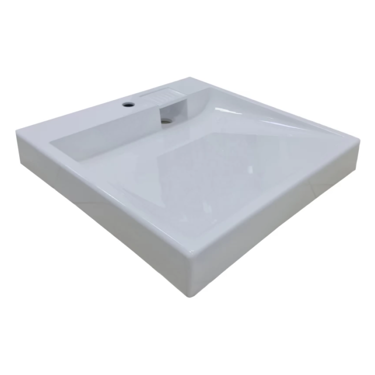 Умивальник на пральну машину DEYMOS 600 гл. чаша 600x600x90 Artel plast (між кріпл 41,5 см) - 1