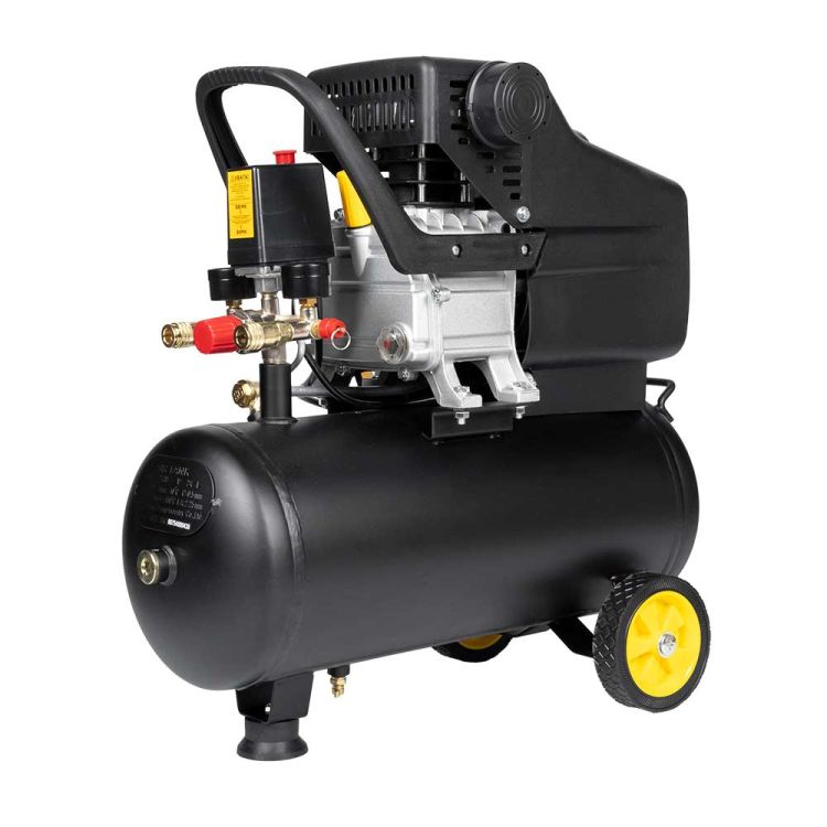 Компрессор одноцилиндровый 1.8кВт 230л/мин 8бар 24л (2 крана) Sigma (7043131) - 7