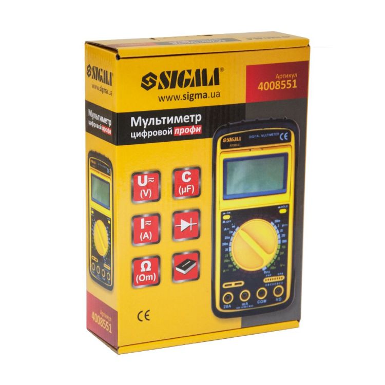 Мультиметр цифровой профи Sigma (4008551) - 4