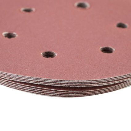 Шлифовальный круг 6 отверстий Ø150мм P180 (10шт) Sigma (9122291) - 4