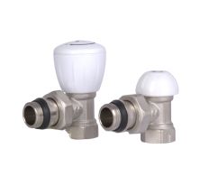 Комплект радіаторних кранів Thermo Alliance Standart 1/2&quot; ВН кутовий TAS232W15