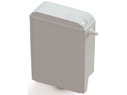 Бачок зливний в компл з зливн механізмом SLIM-side 02006 Plastic toilet tank - 1