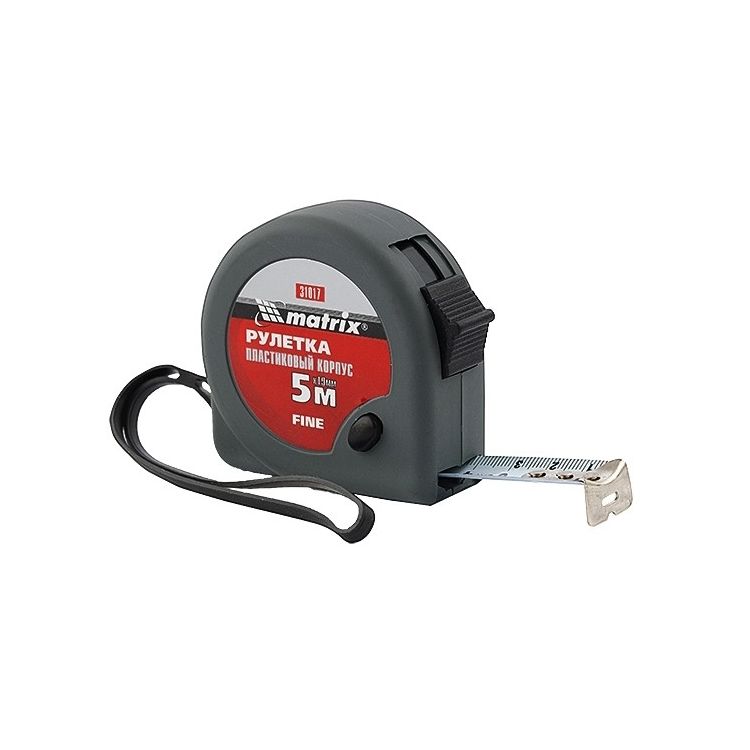Рулетка Fine, 5 м х 19 мм, пластиковый корпус MTX 310179 - 1