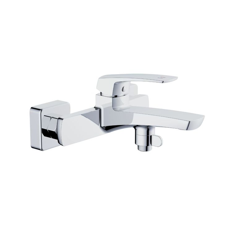 Змішувач для ванни Qtap Tern (c душевым гарнитуром) QTTER259CRM47586 Chrome - 1