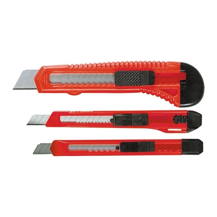 Набір ножів, висувні леза, 9-9-18 мм, 3 шт. MTX 789859 - 1