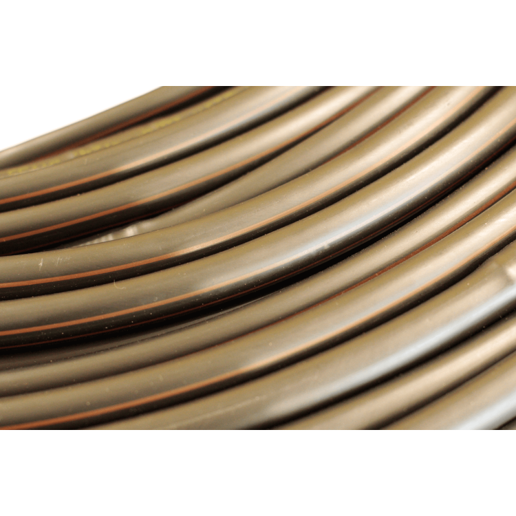 Крапельна трубка багаторічна Presto-PS коричнева з крапельницями через 20 см, довжина 200 м з маркуванням метражу (MCL-20-200 BR) - 4