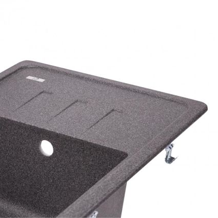 Кухонна мийка Lidz 620x435/200 GRF-13 (LIDZGRF13620435200) - 5