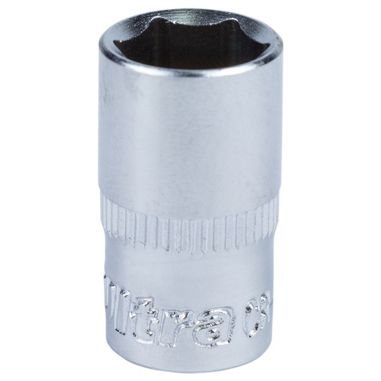 Насадка шестигранная короткая 1/4&amp;quot; 10мм CrV ULTRA (6060102) - 1