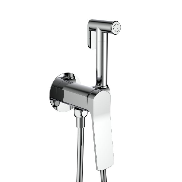 Набор для гигиенического душа Qtap Slavonice округлый QTSLA262CRM45915 Chrome - 1