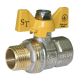 Кран шар.1/2&amp;quot; нв жм SANTAN Professional - 1