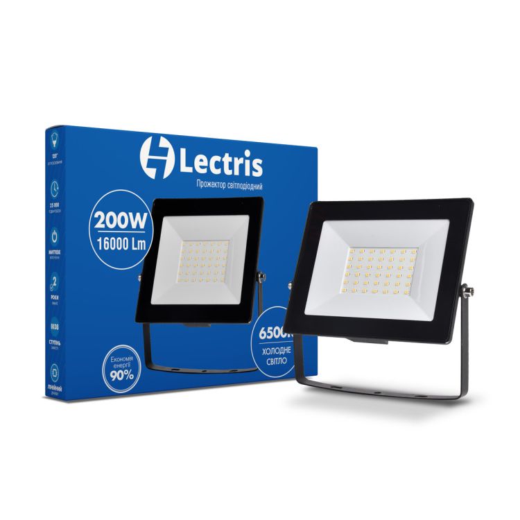 Прожектор LED200W 16000Лм 6500K 185-265V IP65 Lectris - 1