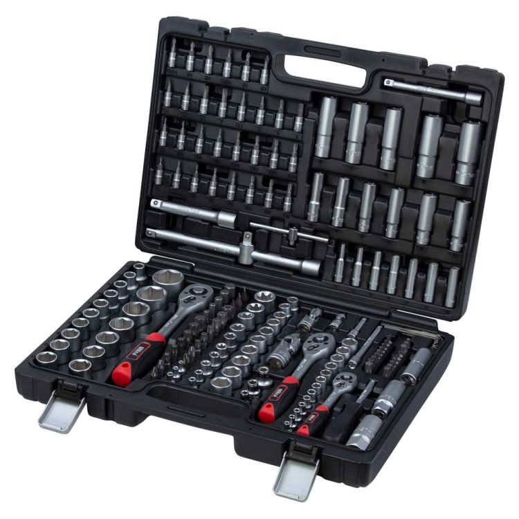 Набор насадок торцевых и биты 1/4&amp;quot;, 3/8&amp;quot;, 1/2&amp;quot; 172 шт CrV Taiwan ULTRA (6003232) - 1