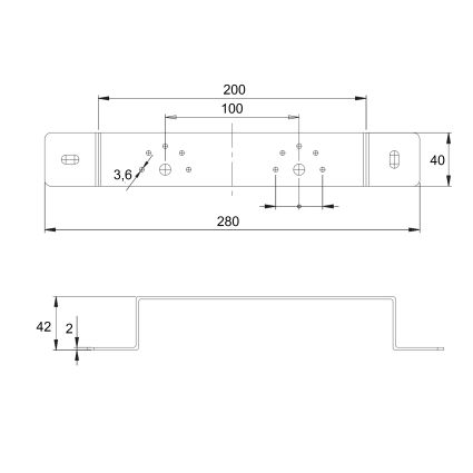 Кронштейн Icma для монтажа гипсокартона 100 №432 - 2