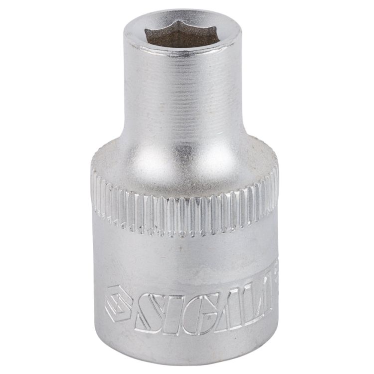 Насадка шестигранна коротка 1/2&amp;quot; 8мм CrV mid Sigma (6071081) - 2