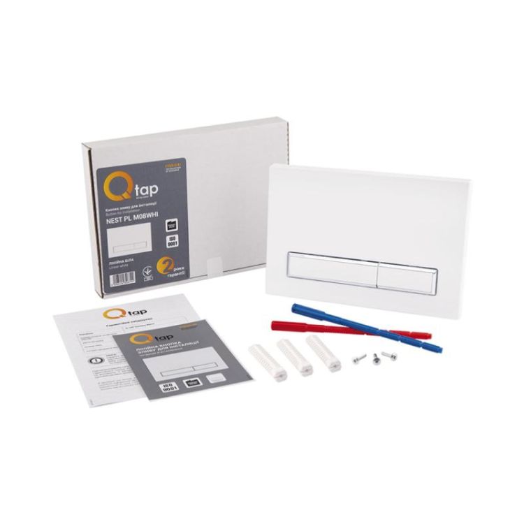 Панель змиву для унітазу Nest PL M08WHI, Q-tap - 5