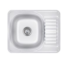 Кухонна мийка Brinex 5848 0,8 мм Satin (BRIN5848SAT08)