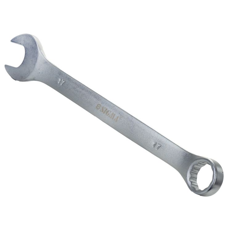 Ключ рожково-накидной 17мм CrV satine Sigma (6021171) - 5