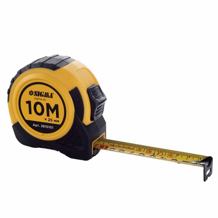 Рулетка shiftlock 10м*25мм Sigma (3815101) - 1