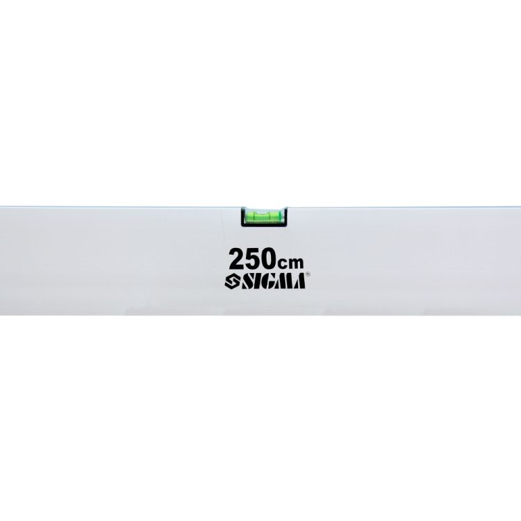 Правило-уровень 2 капсулы, вертикальный и горизонтальный с ручками Profi 2500мм Sigma (3712251) - 3