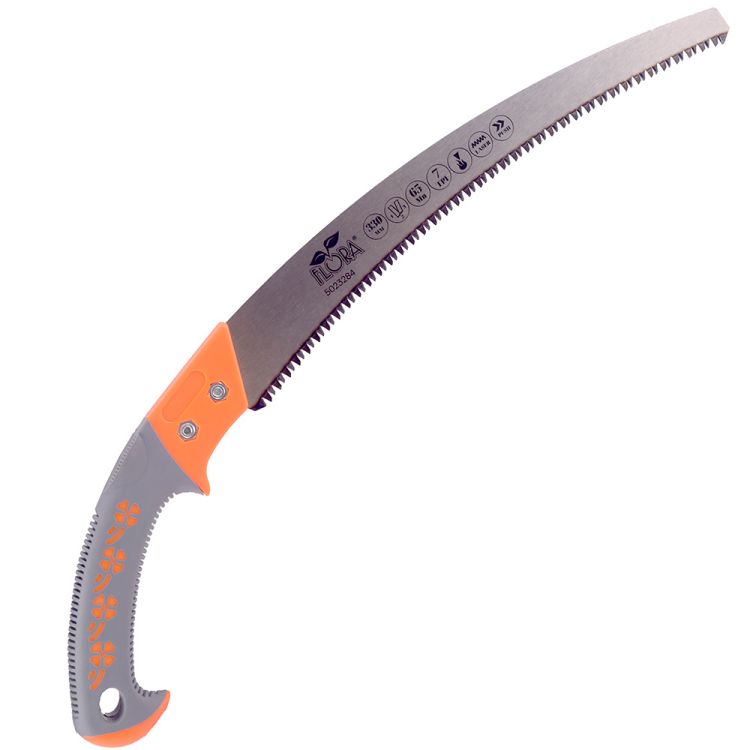 Пила садовая изогнутая 330мм 7TPI с чехлом FLORA (5023284) - 3