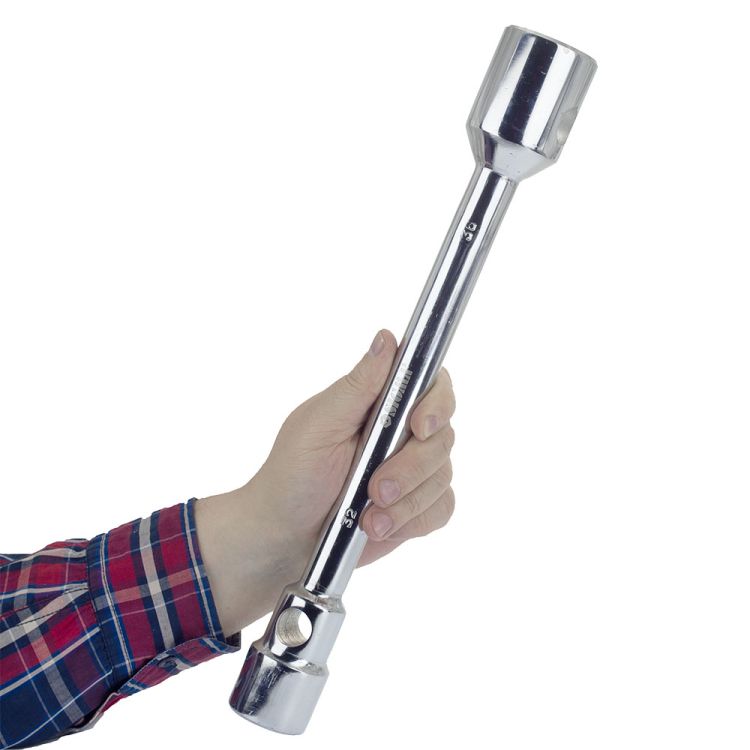 Ключ балонный усиленный 32×36×400мм CrV satine Sigma (6032171) - 8