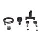 Смеситель д/ванны Gemini QTGEM259GMB45684 Gunmetal Black PVD Qtap - 7