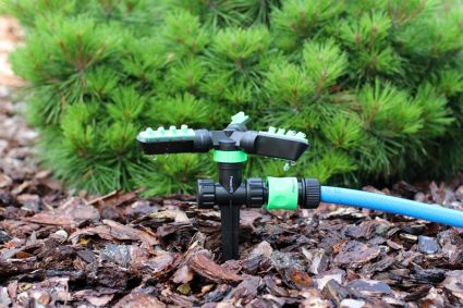 Дощувач Presto-PS зрошувач круговий Рубікон Green (2813-BL) - 4