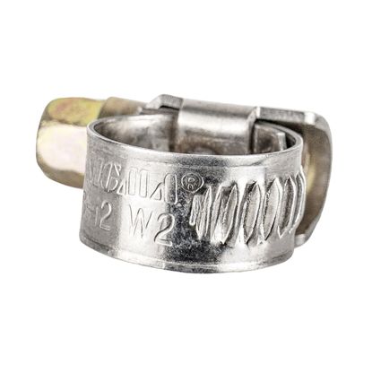 Хомут червячный нержавеющий 9мм D8-12мм 25шт Sigma (2510001) - 2