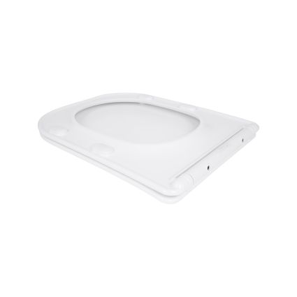 Сидіння для унітазу Qtap (Stork, Aquarius 630) 420x336x22 мм, White, з мікроліфтом, Slim Duroplast, Quick Release QTSC179W49263 - 3