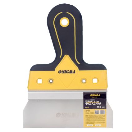 Шпатель нержавіючий фасадний Profi 150мм Sigma (8322311) - 4