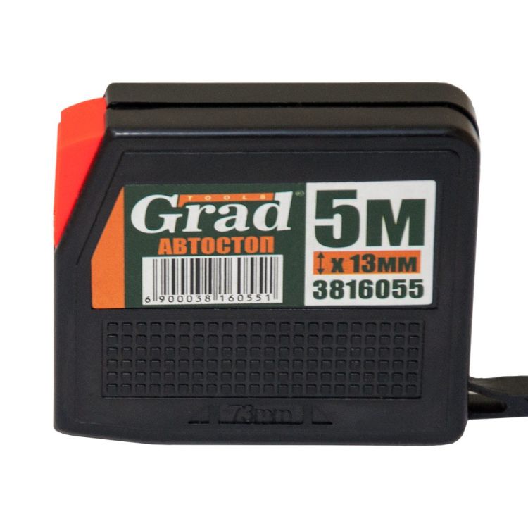 Рулетка с автостопом 5м*13мм Grad (3816055) - 3