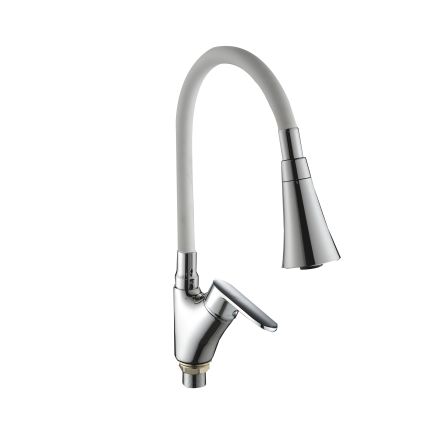 Змішувач для кухні Tani 007F3 з гнучким виливом (k40) LDTAN007F3GCR31869 Grey / Chrome Lidz - 1