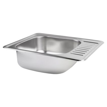 Кухонна мийка Brinex 5848 0,8 мм Micro Decor (BRIN5848MDEC08) - 3