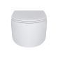 Унитаз подвесной Qtap Taurus безободочный с сиденьем Soft-close QT2433084EUQW - 4