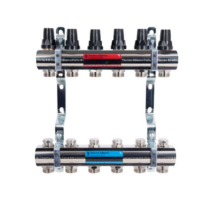 Комплект наклейок з термометром Standart для колектора (червона+синя) TAS342RB Thermo Alliance - 3