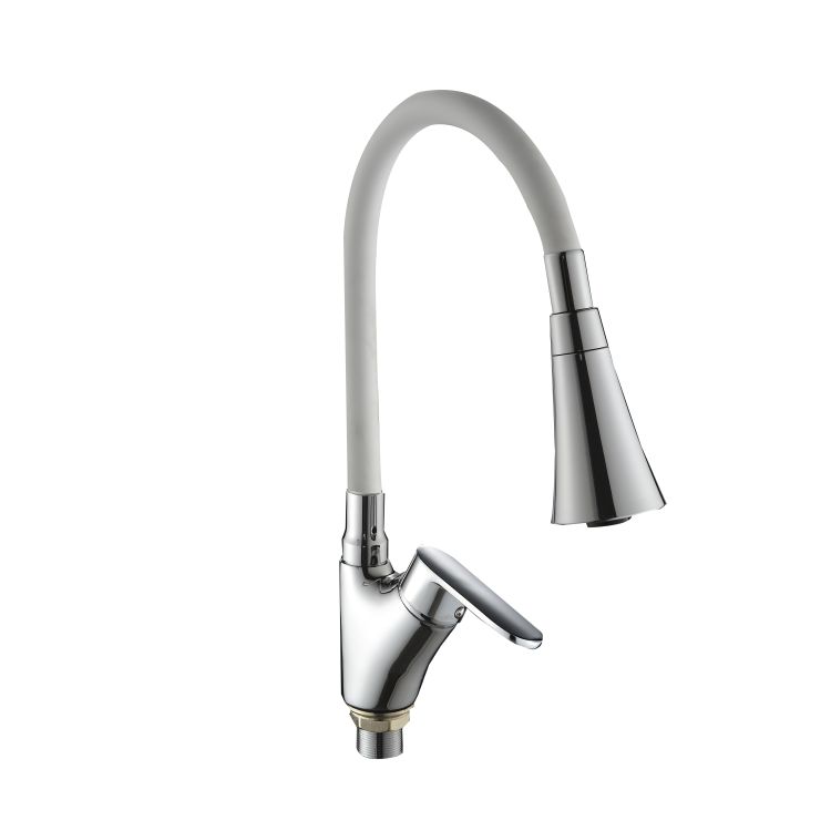 Змішувач для кухні Tani 007F3 з гнучким виливом (k40) LDTAN007F3GCR31869 Grey / Chrome Lidz - 1