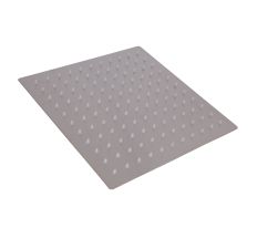 Стельова лійка Lidz (248х248х45) для душових систем Kubis Nickel LDKUB2482484549512