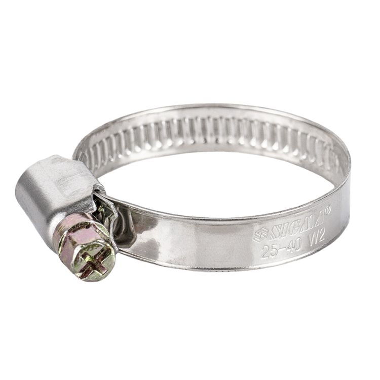 Хомут червячный нержавеющий 9мм D25-40мм 25шт Sigma (2510081) - 3