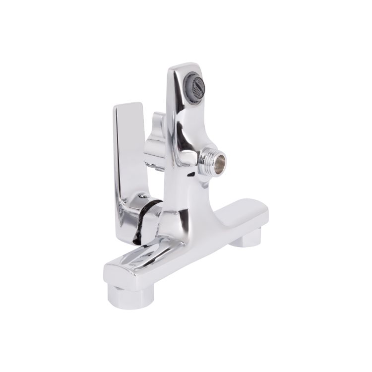 Змішувач для ванни Qtap Crow з душовим гарнітуром QTCRO259CRM48646 Chrome - 4