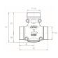 Антиконденсационный клапан Icma 1&amp;quot; 1/4 НР №131 - 2