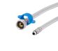 Шланг для змішувача Thermo Alliance Standart 60 см, нерж. обплетення в силіконі, М10x1/2&amp;quot;В (пара) TAS391W60 - 4