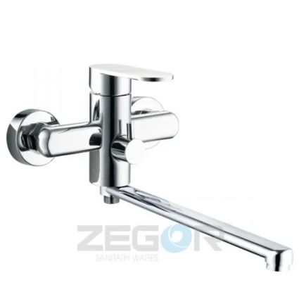 Z65-LOB7-A128 ZEGOR Смеситель для ванны длинный гусак, к.35 - 1