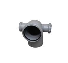 Колено канализационное складное 110x87. 5°х50х50*87,5 два отвода Reiger